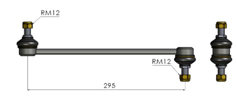 BIELETA FORD TRANSIT 2014/… CONNECT // DELANTERA