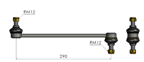 BIELETA FORD TRANSIT 14/… - T. TURNEO 2012/ CUSTOM Bud 2.2 TCDI // DELANTERA