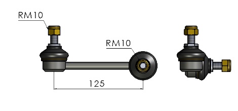 BIELETA HONDA FIT 03/09 // DELANTERA DERECHA