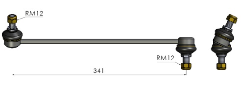 BIELETA HYUNDAI SANTA FE 06/… - VERA CRUZ 09/11 / KIA SORENTO 09/13 // DELANTERA IZQUIERDA