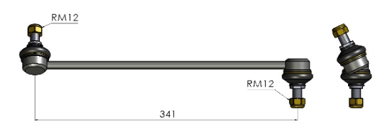 BIELETA HYUNDAI SANTA FE 06/… - VERA CRUZ 09/11 / KIA SORENTO 09/13 // DELANTERA DERECHA