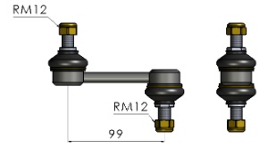BIELETA HYUNDAI SANTA FE 06/… // TRASERA