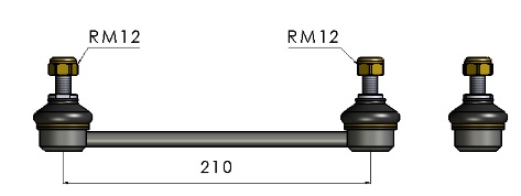 BIELETA NISSAN FRONTIER D23 2015--&gt;/RENAULT ALASKAN TRASERA