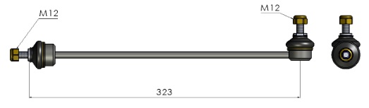 BIELETA PEUGEOT 106 96/… - 406 97/…CITROEN XANTIA - AX - SAXO 96--&gt; // DELANTERA