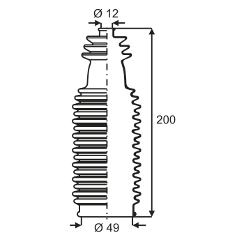 FUELLE PEUGEOT PARTNER/BERLINGO LARGO HIDRAULICA